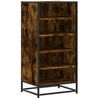 VidaXL Schuhregal Räuchereiche 48x38x97,5 cm Holzwerkstoff