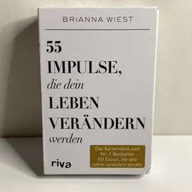 Riva 55 Impulse, die dein Leben verändern werden – Das Kartendeck zum Nr.-1-Bestseller 101 Essays, die dein Leben verändern werden