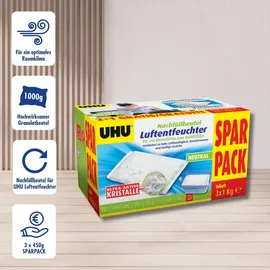 UHU Luftentfeuchter Nachfüllbeutel 3 x 1,0 kg