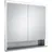 90 cm silber eloxiert offenes Fach