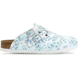 Birkenstock Kay SL Birko-Flor, Blooming Roses Black, schmal 36