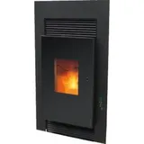 Wodtke Primärofen-Einsatz PE Nova water+, 8 kW, Tür mit Glasscheibe black