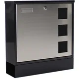 Profirst Mail PM 230 Schwarz/Silber inkl. Zeitungsfach