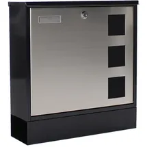 Profirst Mail PM 230 Schwarz/Silber inkl. Zeitungsfach