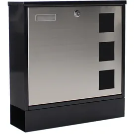 Profirst Mail PM 230 Schwarz/Silber inkl. Zeitungsfach