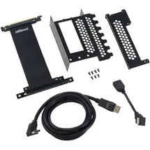 CableMod CM-VPB-HDK-R, Mini Tower GPU Halterung Schwarz, 1 Stück(e), 1,8 m