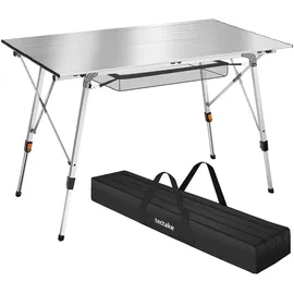 Tectake Campingtisch Bastian Silber