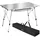 Tectake Campingtisch Bastian Silber