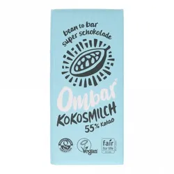 Ombar Schokolade Kokosmilch 55% Kakao bio