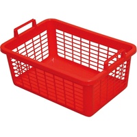 Lockweiler Wäschekorb eckig 80 l, 80 cm, rot