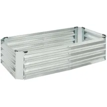 [en.casa] Celano 120 x 60 x 30 cm Silber