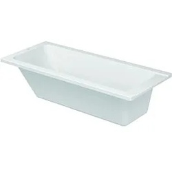 Duravit Badewanne D-Code 700096000000000 Einbauversion, Ablauf Fußseite, weiss