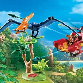 Playmobil The Explorers Helikopter mit Flugsaurier 9430