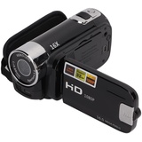 Videokamera-Camcorder, 1080P 16MP-Recorder, 16-facher Digitalzoom, Full-HD-Kameravideo, 270°-Drehung, 2,7-Zoll-Farbbildschirm, 16-facher Zoom, Digital-Camcorder, Schwarz (Schwarz)