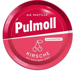 PULMOLL Hustenbonbons Wildkirsch+Vitamin C zuckerfrei 50 g Bonbons