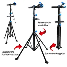 Helo Fahrrad Montageständer Reparaturständer höhenverstellbar klappbar bis 50 kg