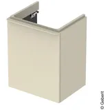 Geberit Waschtischunterschrank 1 Tür 49,2 x 61,7 x 40,6 cm Sandgrau Hochglanz