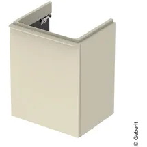 Geberit Waschtischunterschrank 1 Tür 49,2 x 61,7 x 40,6 cm Sandgrau Hochglanz