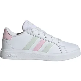 Adidas Grand Court Lifestyle Tennis Lace-Up Kids Cloud White / Crystal Jade / Clear Pink 37 1/3