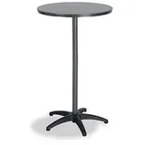 barths Stehtisch rund 70,0 x 70,0 x 110,0 cm Anthrazit