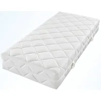 Taschenfederkernmatratze BRECKLE "Belvedere DeLux 1000, Matratze 90x200, 140x200 & mehr", weiß, B:100cm H:28cm L:200cm, Bezug: 80% Polyester, 20% Viskose. Steppfüllung: 100% Polyester, Matratzen, Taschenfederkernmatratze, Matratze in verschiedenen Größen, ergonomisch, atmungsaktiv