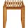 Beliani BELLANO Gartentisch 35 x 40 x 44 cm Hellbraun