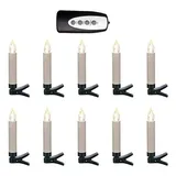 Hi Baumkerzen LED 10 Stk. Kabellos Warmweiß