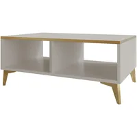 Mirjan24 Couchtisch Beige, Rechteckig, 100x40x50 cm, Wohnzimmer, Wohnzimmertische, Couchtische