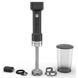 KitchenAid Stabmixer kabellos 5KHBRV05BM mit Akku