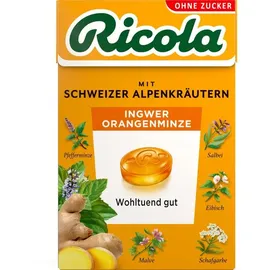 Ricola Ingwer Orangenminze Bonbons 50 g