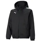 Puma Teamliga Allwetterjacke Kinder Schwarz 116