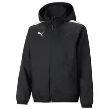 Puma Teamliga Allwetterjacke Kinder Schwarz 116