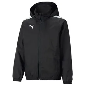 Puma Teamliga Allwetterjacke Kinder Schwarz 116