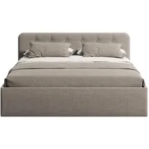 home collective Polsterbett 200 x 200 cm Beige