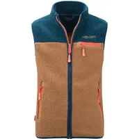 TROLLKIDS Hemsedal Weste - Almond / Madeira Blue /