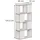 Vicco Raumteiler Eneos 60 x 124,5 x 24 cm Weiß/Eiche
