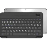OCCTINGKIND-10 Kabellose Bluetooth Tastatur für iPad/Android-Tablets, Deutsches Layout QWERTZ, Magnetische Tastatur, für iPad/Samsng Galaxy Tab/Lenovo Tab, ultraleichtes Keyboard, Schwarz