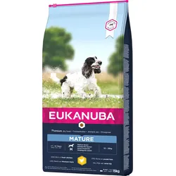 EUKANUBA Senior Medium Breeds Chicken 15 kg Trockenfutter für ältere Hunde mittelgroßer Rassen