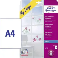 Avery Zweckform MD3002 Glas- und Fensterfolie (210x297 mm auf