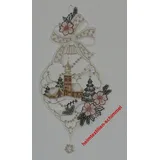 PLAUENER SPITZE Fensterbild WINTERLANDSCHAFT Fensterbilder KIRCHE Weihnachten