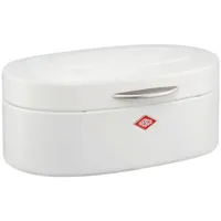 Wesco Brotkasten Single Elly, Stahlblech, Klappdeckel, 32 x 19,4 x 14cm, weiß matt
