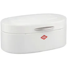 Wesco Brotkasten Single Elly, Stahlblech, Klappdeckel, 32 x 19,4 x 14cm, weiß matt