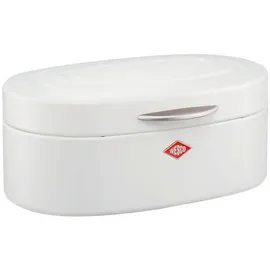 Wesco Brotkasten Single Elly, Stahlblech, Klappdeckel, 32 x 19,4 x 14cm, weiß matt