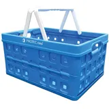 PROTEC.class Klappbox PKLABO 2 490 x 360 x 250 cm 2-tlg. blau
