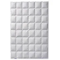 Kauffmann Daunendecke Exclusive, Grauweiß, Textil, Füllung: Eiderdaunen, 155x220 cm, Oeko-Tex® Standard 100, temperaturausgleichend, atmungsaktiv, sehr leicht, Schlaftextilien, Bettdecken, Daunendecken
