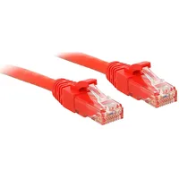 Lindy Cat.6 U/UTP Kabel, Rot 2m