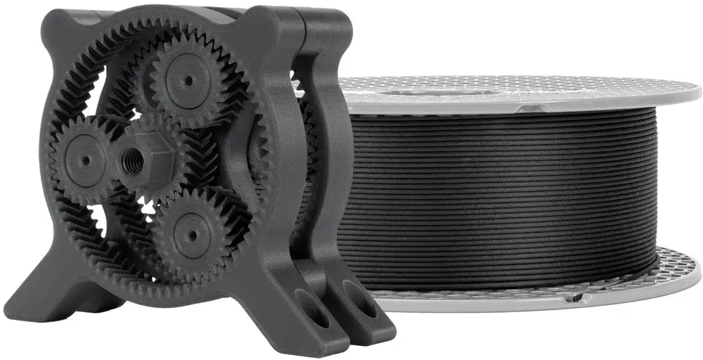 Prusament PA11 Carbon Fiber Black (NFC), Farbe: Schwarz, Filamentgröße: 1.75 mm, Gewicht: 800g