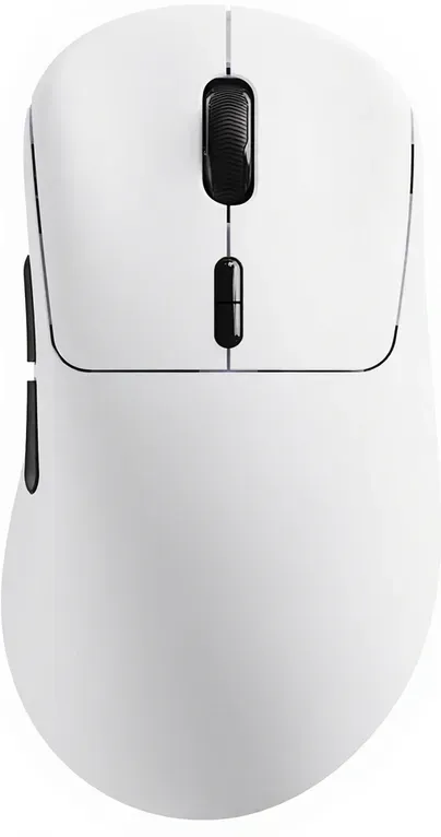 Rapoo VT3 Kabellose Gaming-Maus, echte 8K-Abtastrate, 53 g leicht, bis zu 750 Stunden Akkulaufzeit, Nordic nRF54L15 MCU, 100 Millionen Anschläge, 10 programmierbare Tasten, Makrofunktion – Weiß