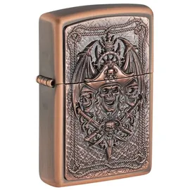 Zippo Feuerzeug - Pirate Skull Limited Edition Emblem - Standard