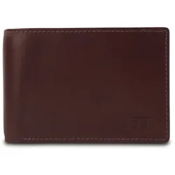 Jost Skagen Geldbörse Leder 10 cm rotbraun